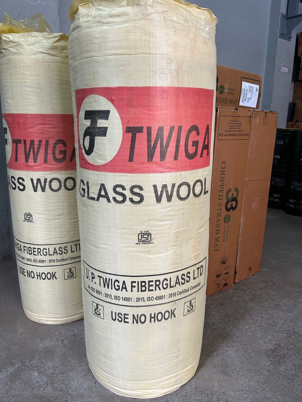 Twiga Glass Wool Rolls   Godown 01