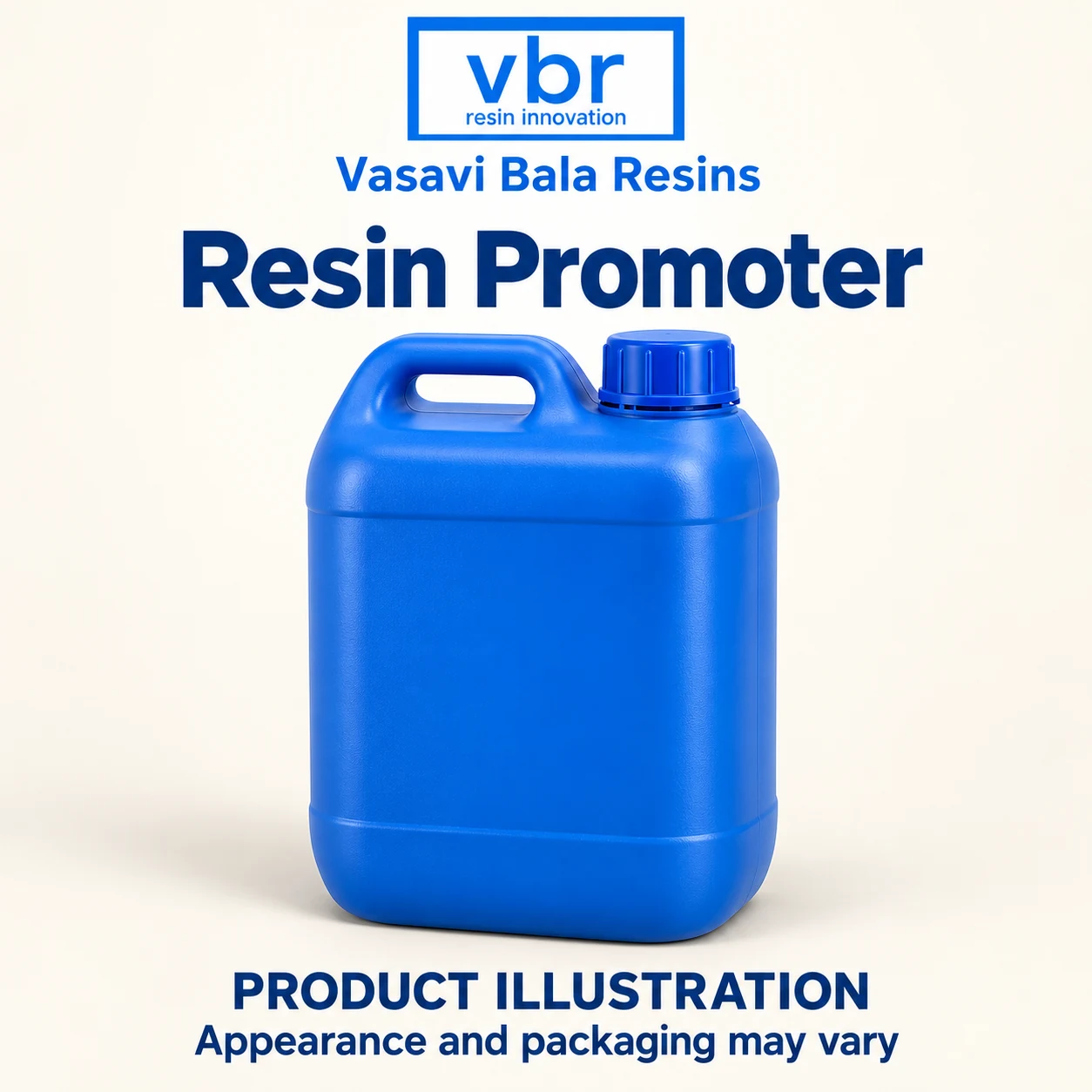 Vasavi Bala Resins Resin Promoter — AI product illustration; appearance and packaging may vary